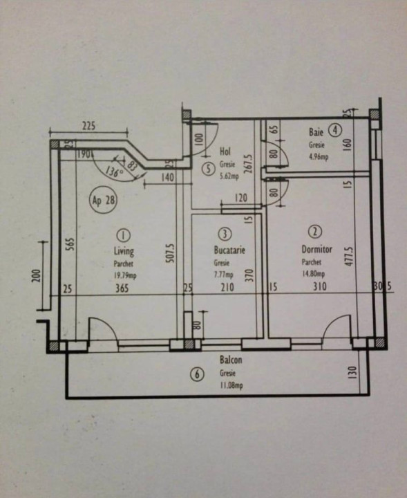 Apartament de 2 camere, 52 mp, decomandat, parcare, Sesul de Sus