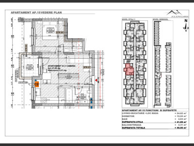 Ansamblu rezidențial excepțional cu apartamente de 2 și 3 camere CETATII