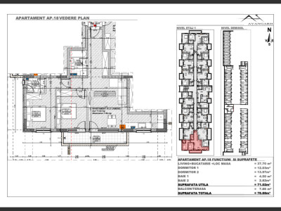 Ansamblu rezidențial excepțional cu apartamente de 2 și 3 camere, zona CETATII