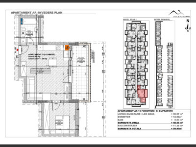 Ansamblu rezidențial excepțional cu apartamente de 2 și 3 camere, zona CETATII