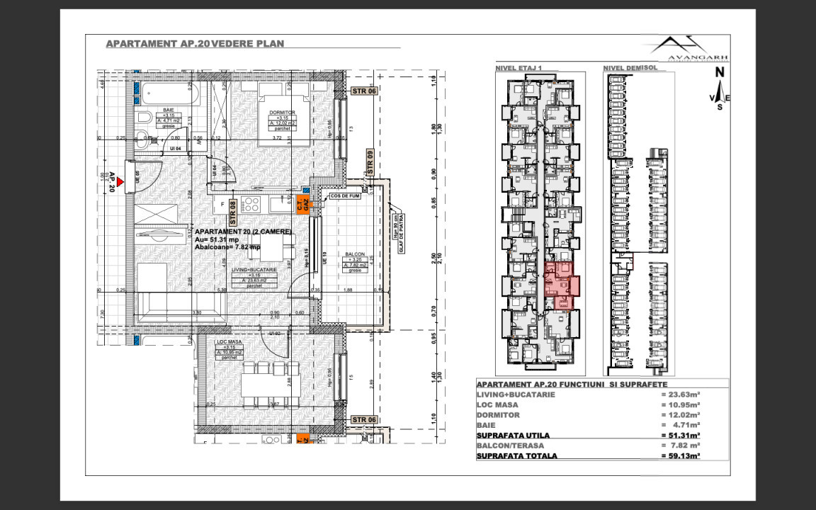 Ansamblu rezidențial excepțional cu apartamente de 2 și 3 camere, zona CETATII