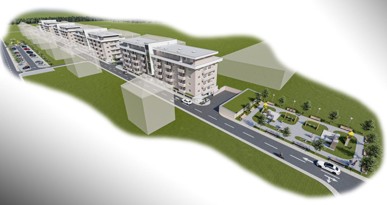 Apartament 2 camere, 44,25 mp, etaj intermediar, zona Cetății 