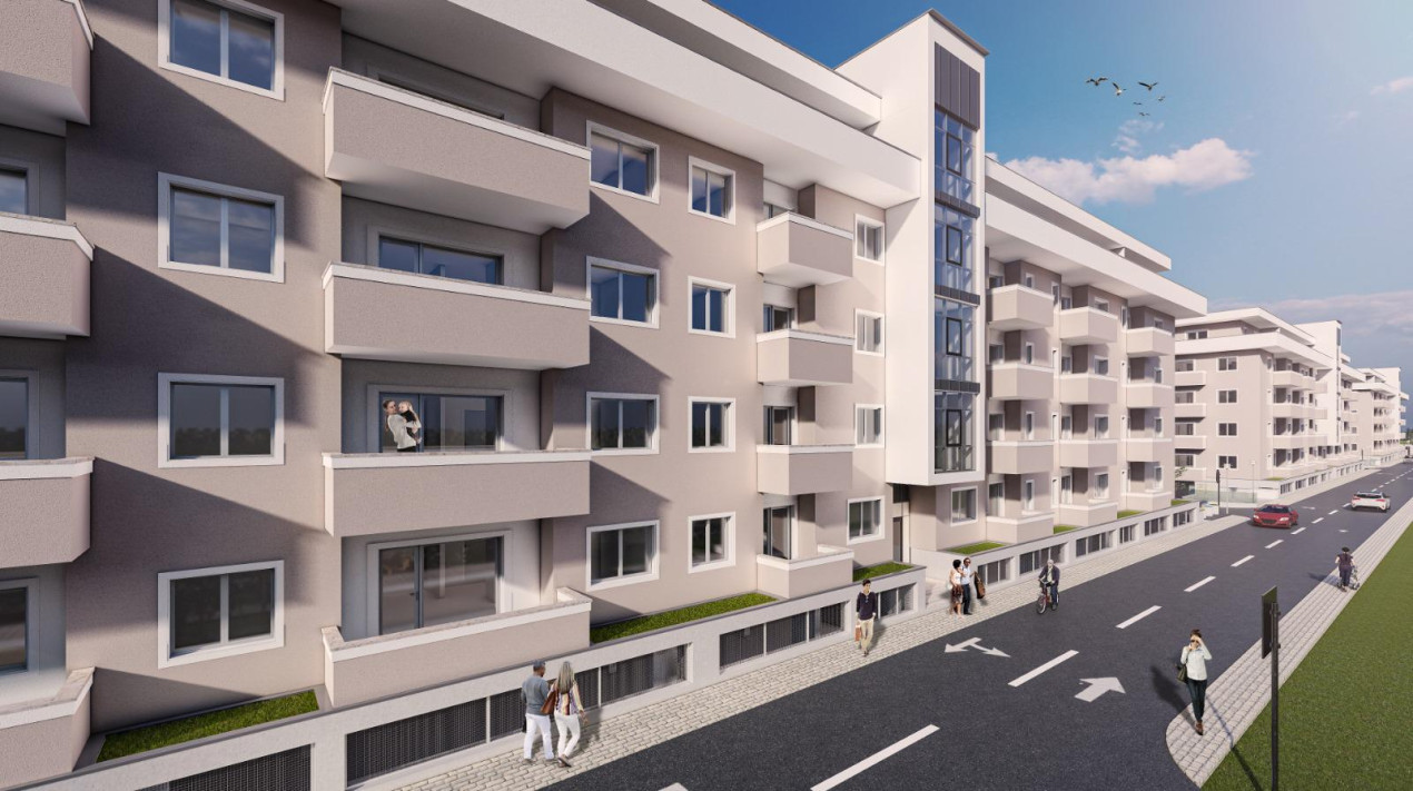 Apartament 2 camere, 44,25 mp, etaj intermediar, zona Cetății 