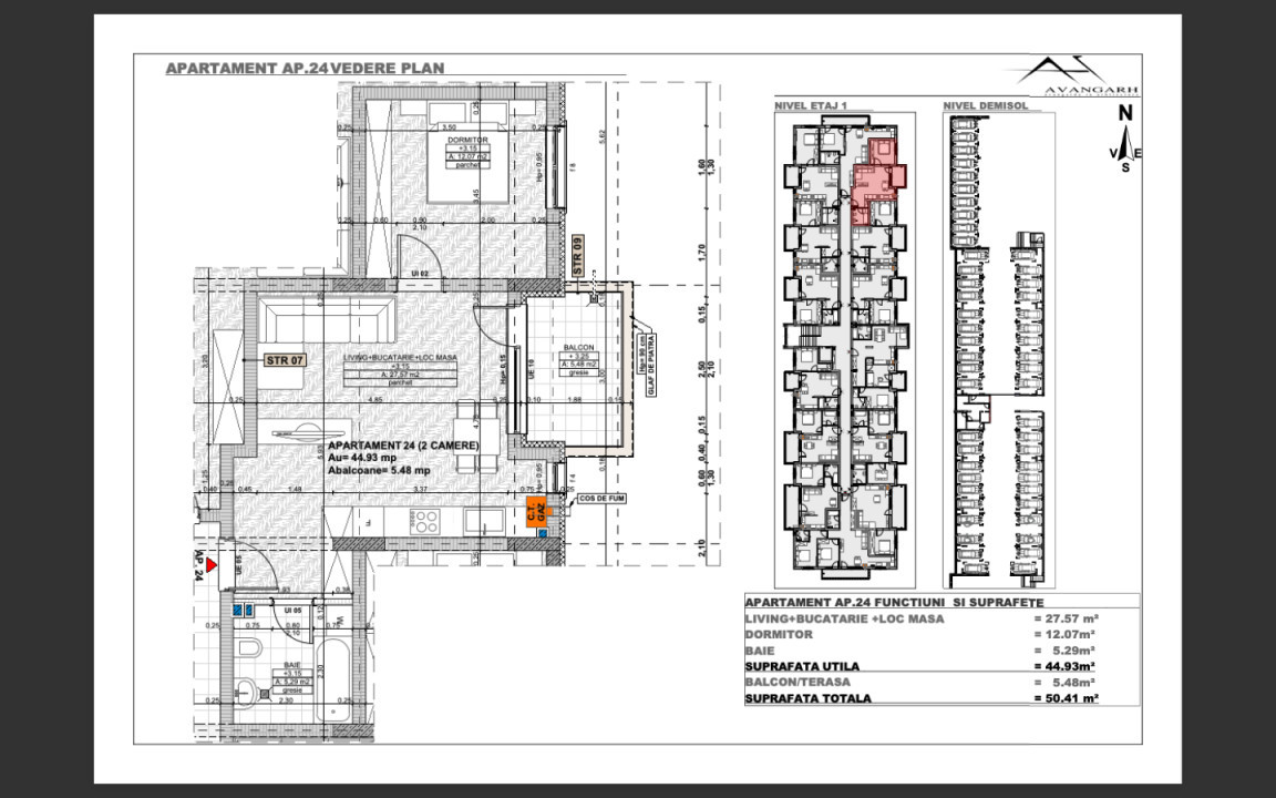 Ansamblu rezidențial excepțional cu apartamente de 2 și 3 camere, zona CETATII