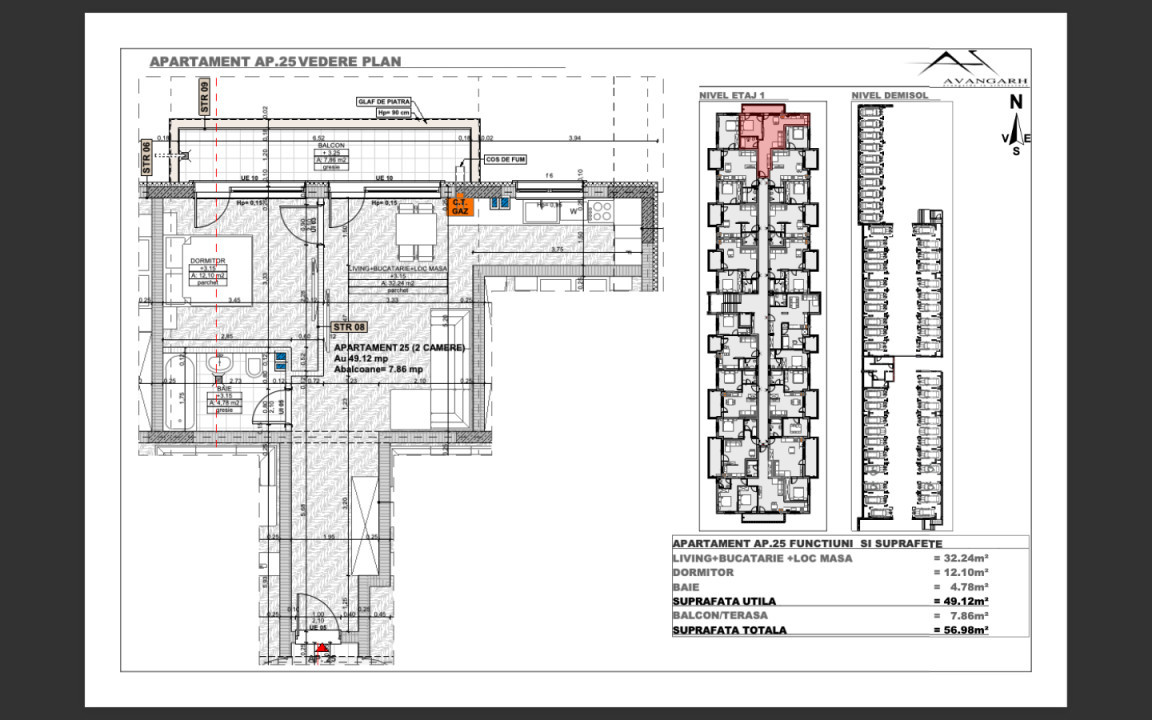 Ansamblu rezidențial excepțional cu apartamente de 2 și 3 camere, zona CETATII