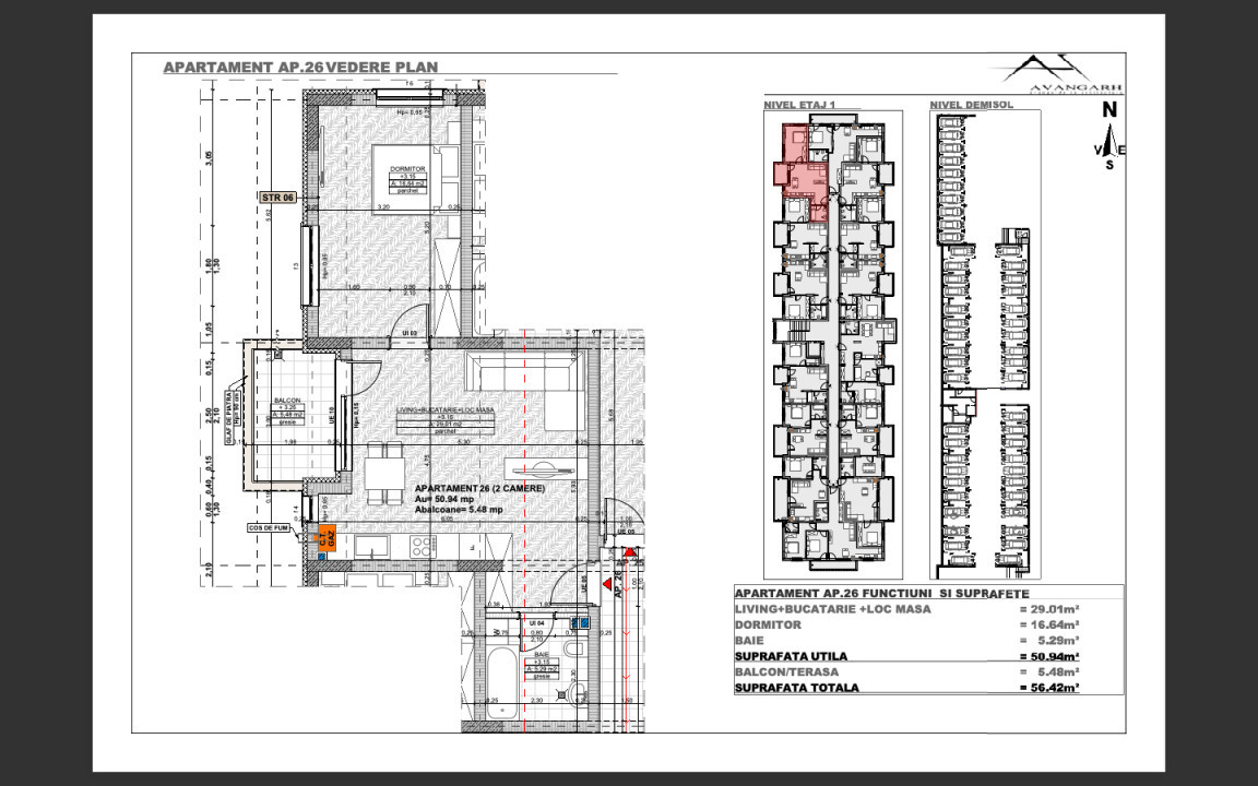 Ansamblu rezidențial excepțional cu apartamente de 2 și 3 camere, zona CETATII