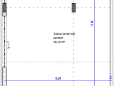 Spatiu de 95.59 mp, cu vitrina, in zona Eroilor