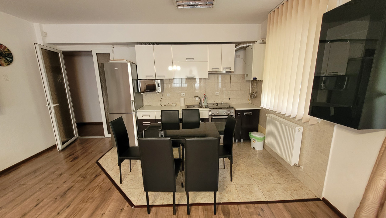 Apartament de 2 camere, 60 mp, mobilat utilat, loc de parcare, zona Stejarului