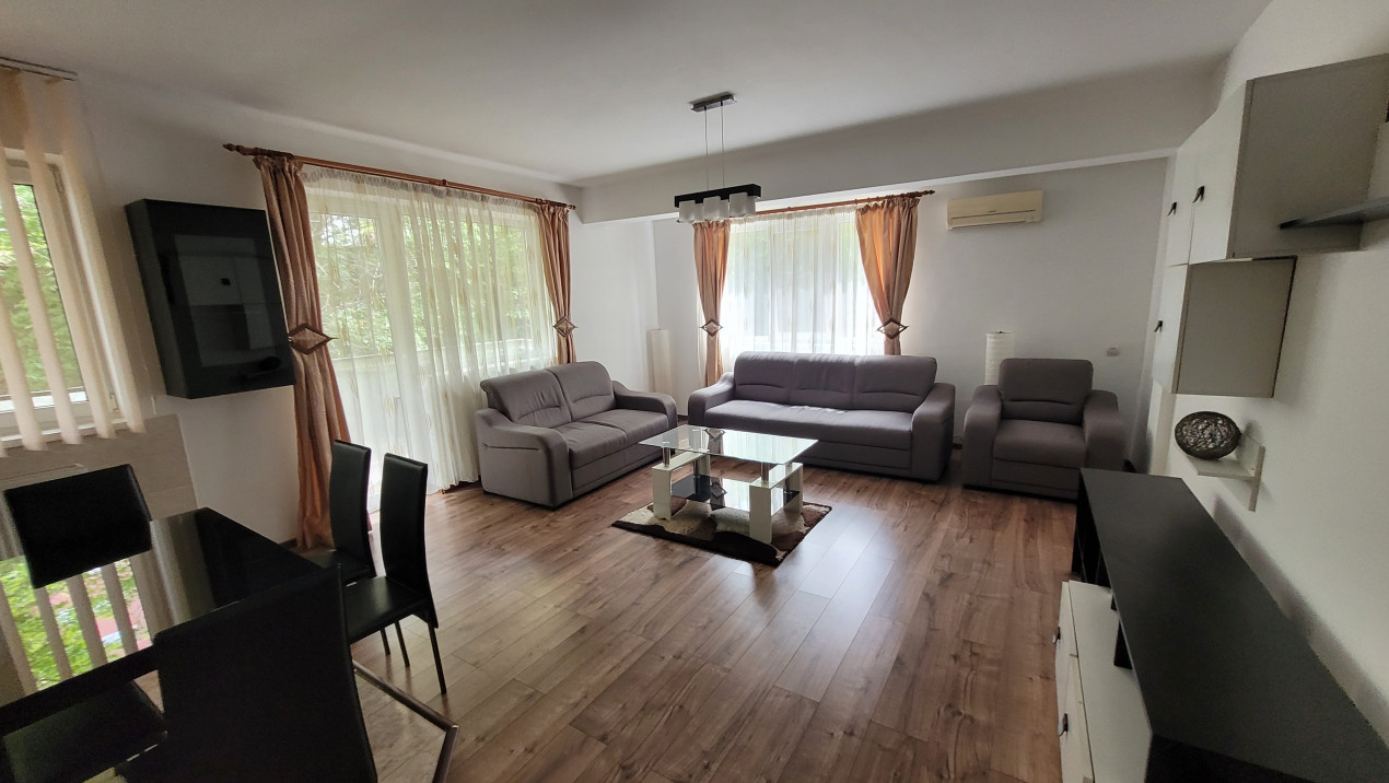 Apartament de 2 camere, 60 mp, mobilat utilat, loc de parcare, zona Stejarului