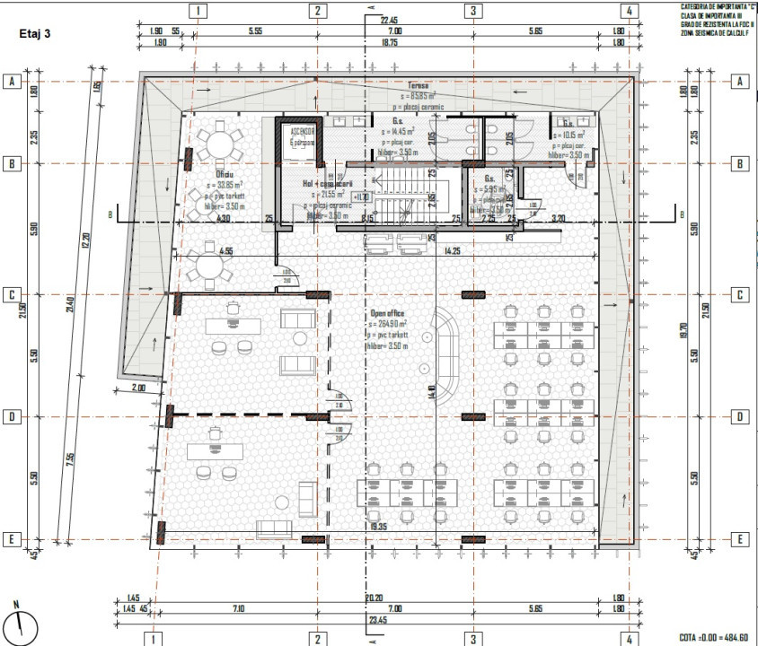 Spatiu comercial/birouri cu vad exceptional