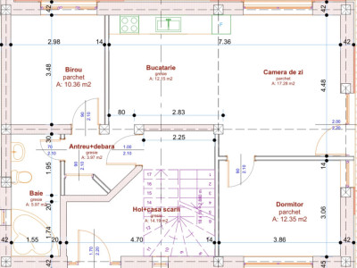 Apartament de 3 camere, semifinisat, 62 mp, gradina, Zona Eroilor