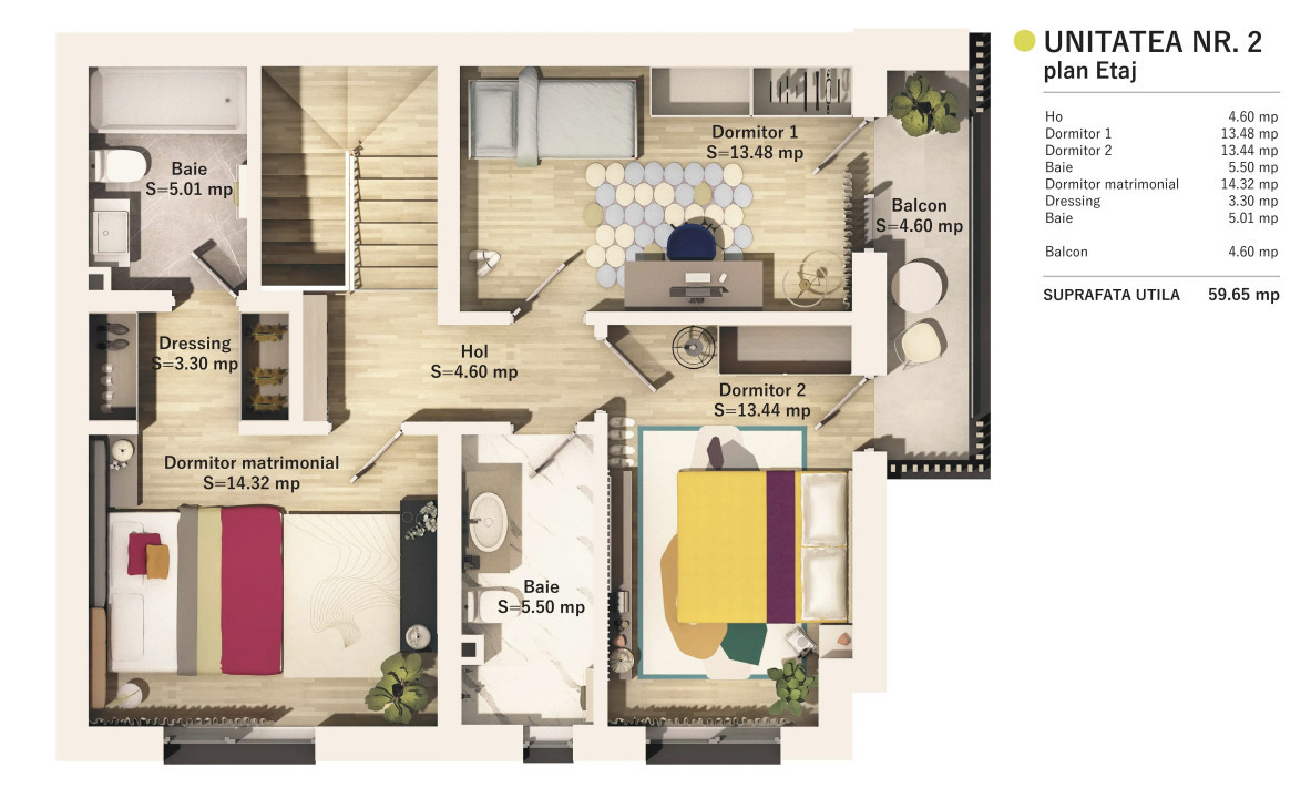 Casa tip Duplex nou, 120mp, Gradina, zona varianta Vivo