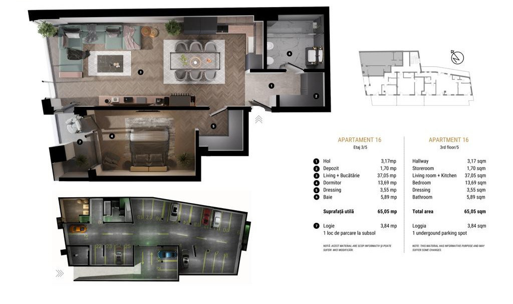 Ansamblu rezidențial excepțional cu apartamente de 2 și 3 camere, Calea Turzii