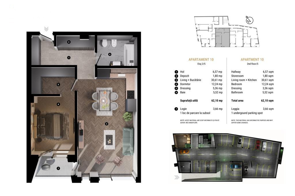 Ansamblu rezidențial excepțional cu apartamente de 2 și 3 camere, Calea Turzii