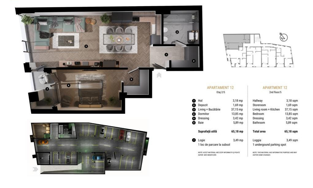 Ansamblu rezidențial excepțional cu apartamente de 2 și 3 camere, Calea Turzii