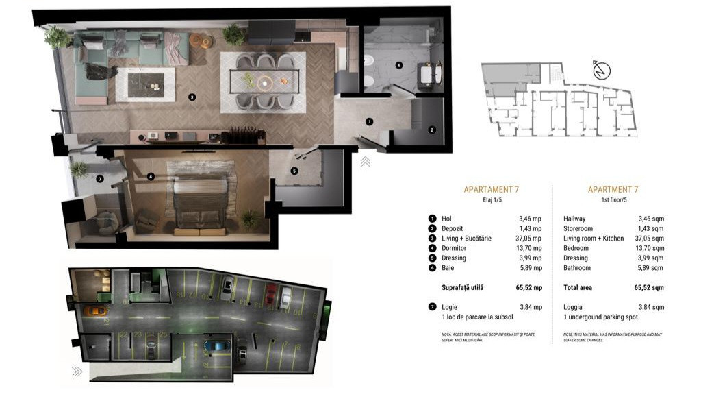 Ansamblu rezidențial excepțional cu apartamente de 2 și 3 camere, Calea Turzii