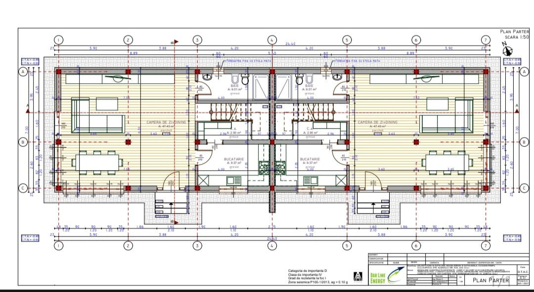 Duplex de vanzare, 120 mp, zona Chinteni