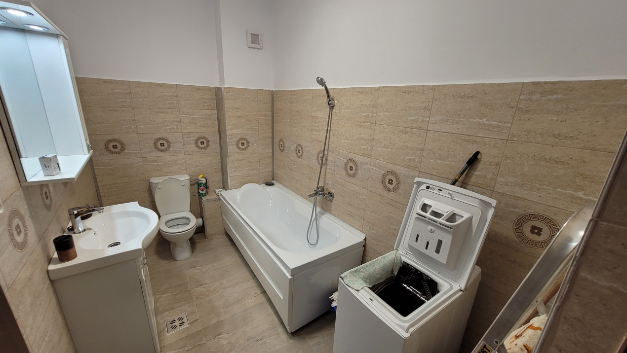 Apartament de 2 camere, mobilat utilat, bloc cu lift, zona Abatorului