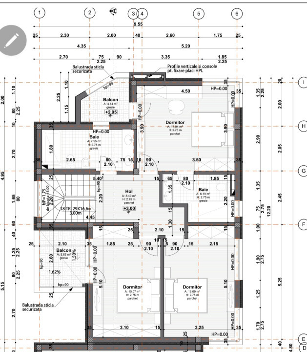 Duplex cu 5 dormitoare, finisat, 240mp utili, terasa, zona Bulevardul Muncii