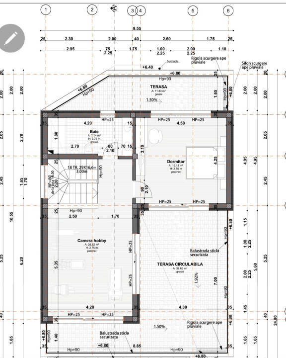 Duplex cu 5 dormitoare, finisat, 240mp utili, terasa, zona Bulevardul Muncii