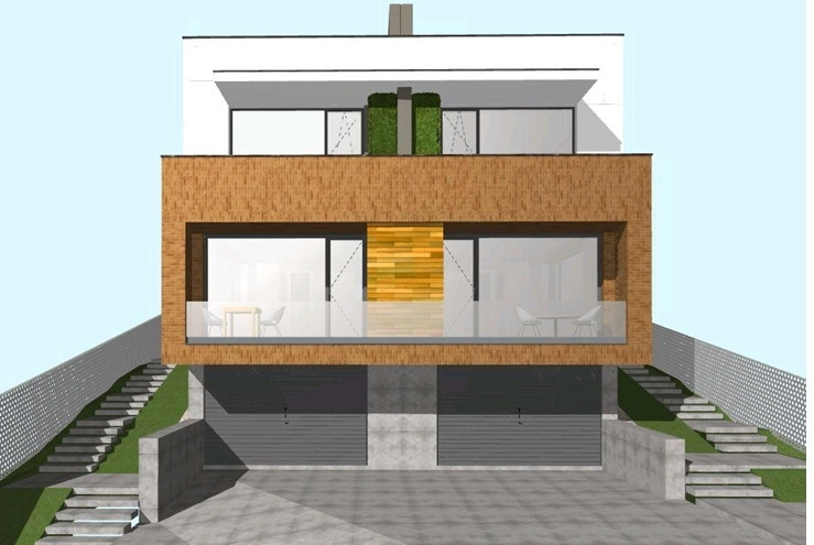 Casa tip duplex, 4 camere 173 mp, gradina si curte de 230 mp, Bd. Muncii