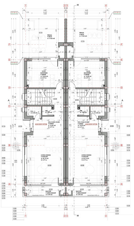 Casa tip duplex, 4 camere 173 mp, gradina si curte de 230 mp, Bd. Muncii