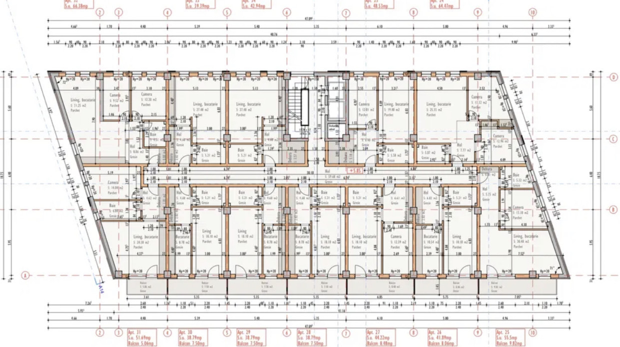 Apartamente 39/42/44/51/55/64/65 mp, zona Someșeni 