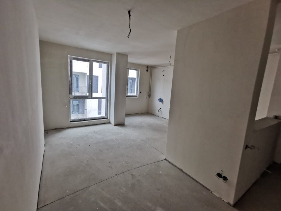 Apartament de 2 camere, semifinisat, 53,4 MP, Zona Catanelor