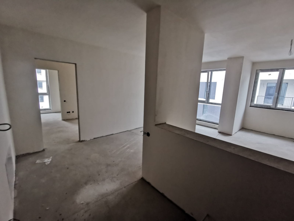 Apartament de 2 camere, semifinisat, 53,4 MP, Zona Catanelor