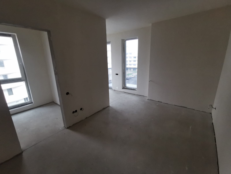 Apartament de 2 camere, semifinisat, 53,4 MP, Zona Catanelor