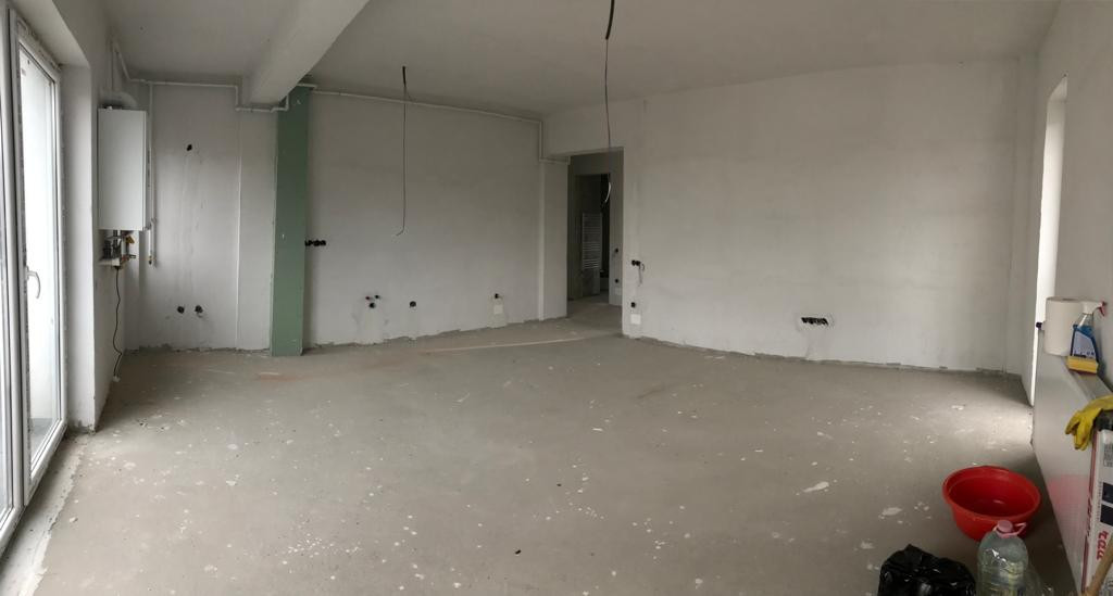 Apartament semifinisat, parcare, strada Stejarului