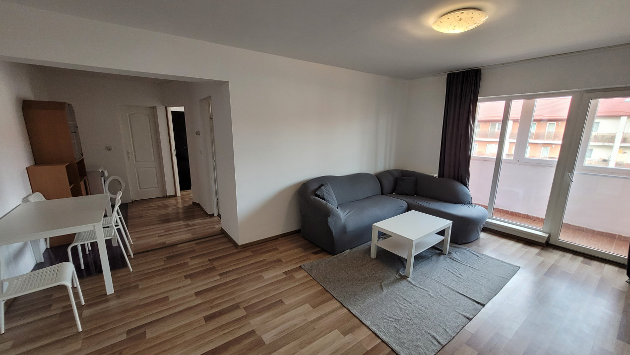 Apartament de 2 camere, decomandat, mobilat, 53mp, zona Eroilor