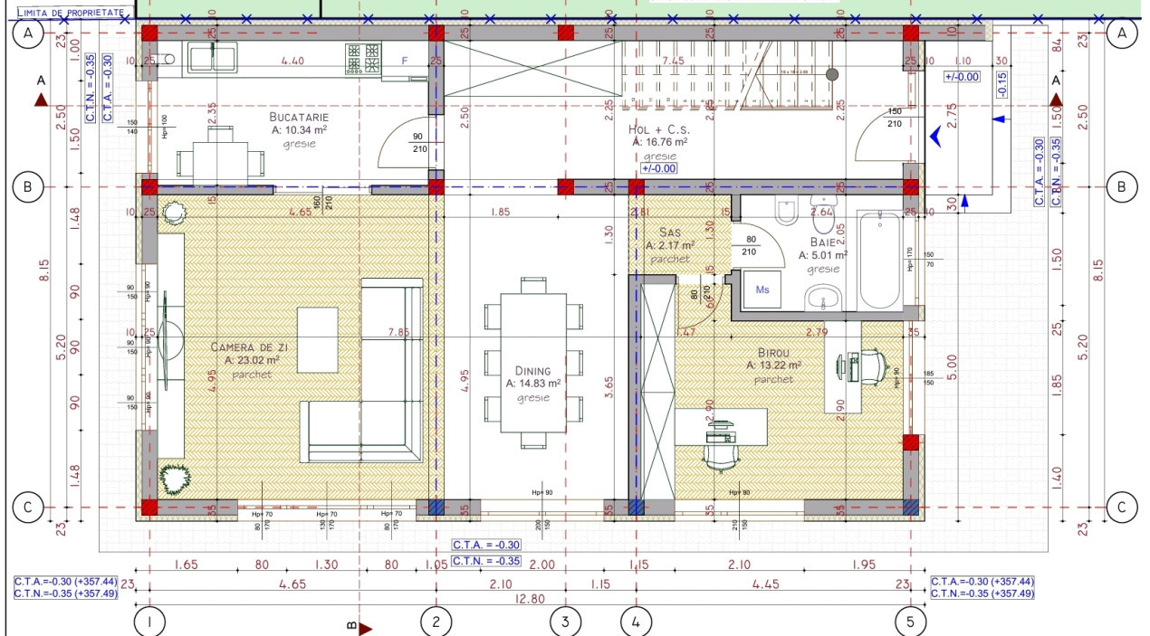 Vila moderna de vanzare, 212mp utili, 83mp terasa, zona Gheorgheni