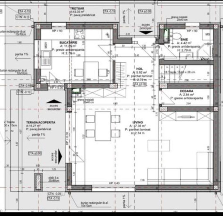 Casa individuala cu 4 camere, 130mp utili, Luna de Sus