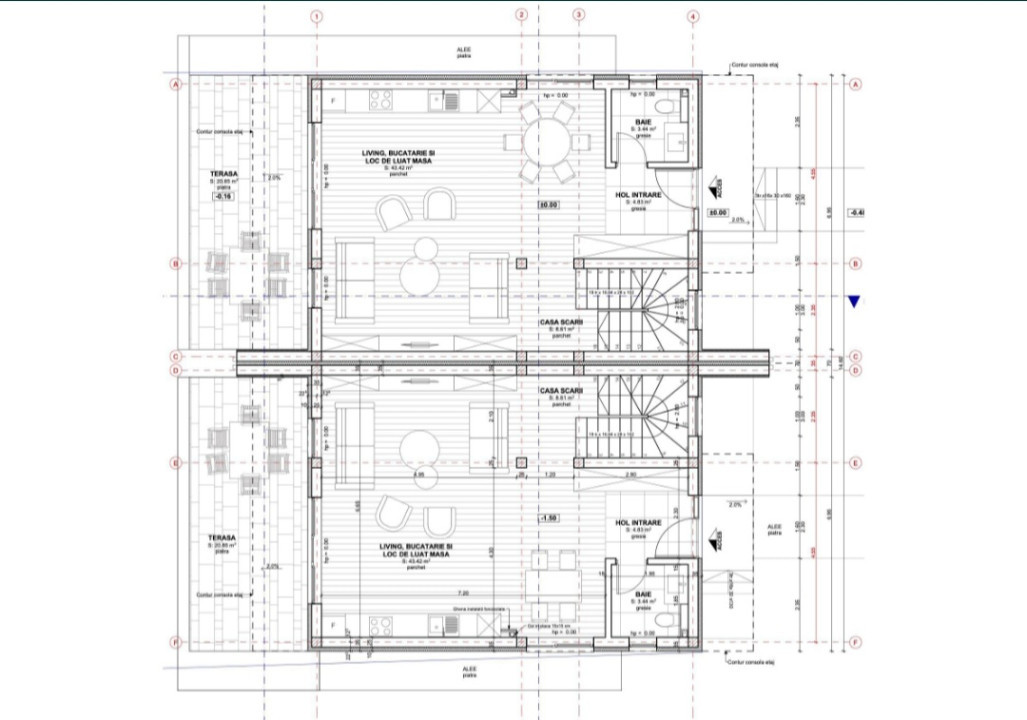 Duplex 7 camere, 205 mp, priveliste panoramica, Chinteni