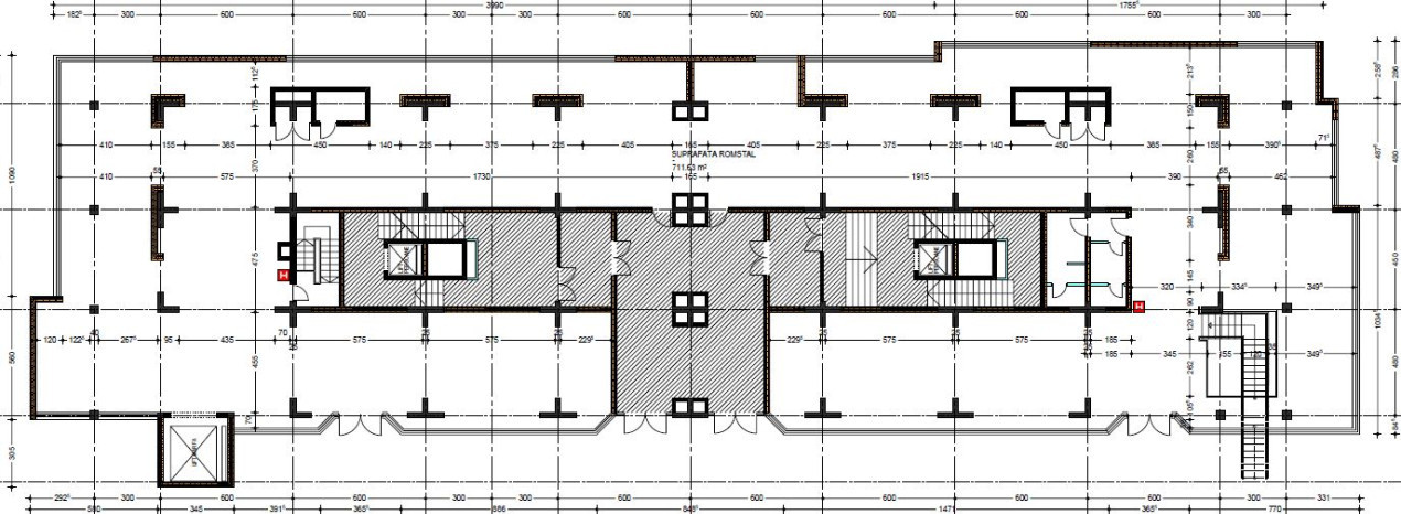 Spatiu comercial la parter, 800 mp.