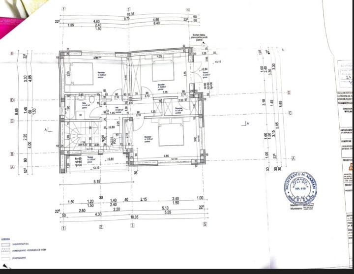 Casa de vanzare, 138 mp, curte 500 mp, zona Gilau