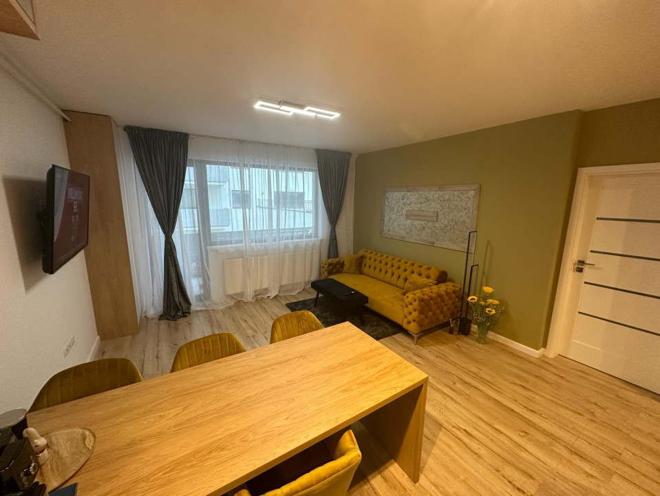 Apartament 2 camere ultrafinisat, 49mp, terasa, parcare, zona Subcetate