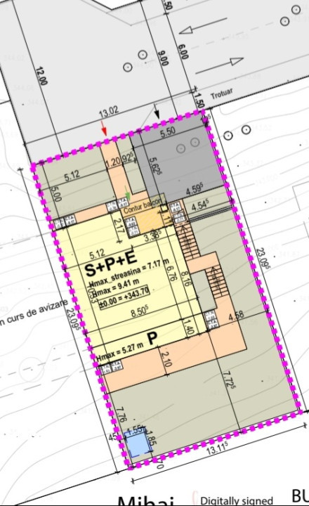 Teren cu autorizatie de construire, 302mp, Zona Iris