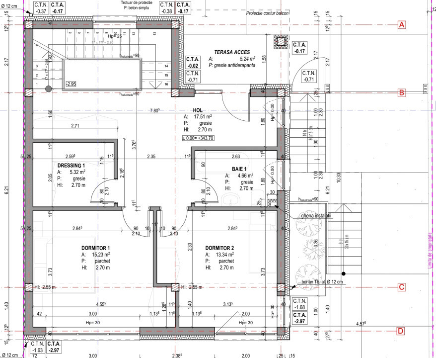 Teren cu autorizatie de construire, 302mp, Zona Iris