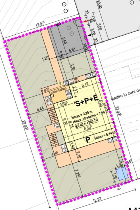 Teren cu autorizatie de construire, 365mp, Zona Iris