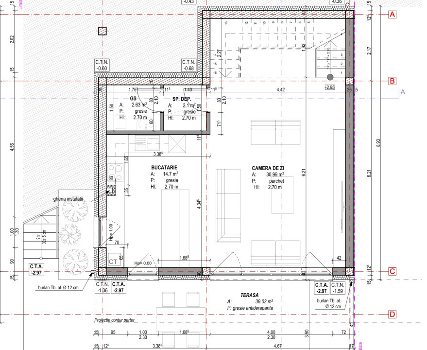 Teren cu autorizatie de construire, 365mp, Zona Iris