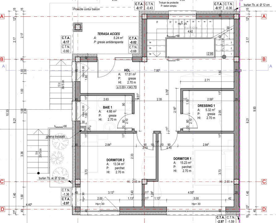 Teren cu autorizatie de construire, 365mp, Zona Iris