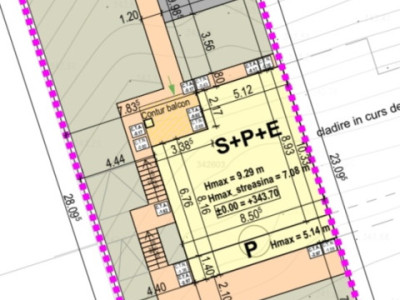 Teren cu autorizatie de construire, 365mp, Zona Iris