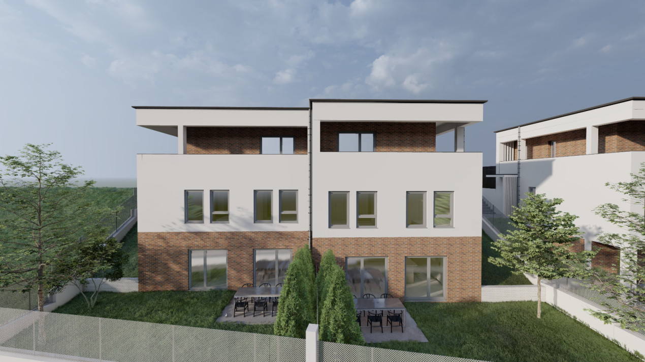 Casa tip duplex, 4 camere, 120mp, semifinisat, Zona Fagului