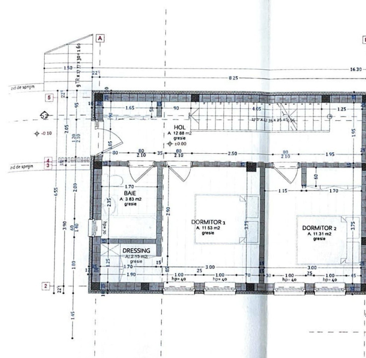 Casa tip duplex, 4 camere, 120mp, semifinisat, Zona Fagului