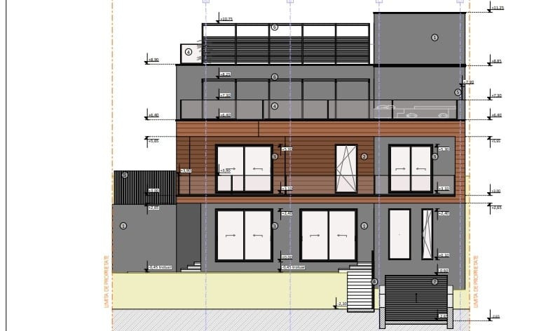 Casa tip-duplex semifinisata, 181,45 mp, terasa 89,30 mp, zona ANL