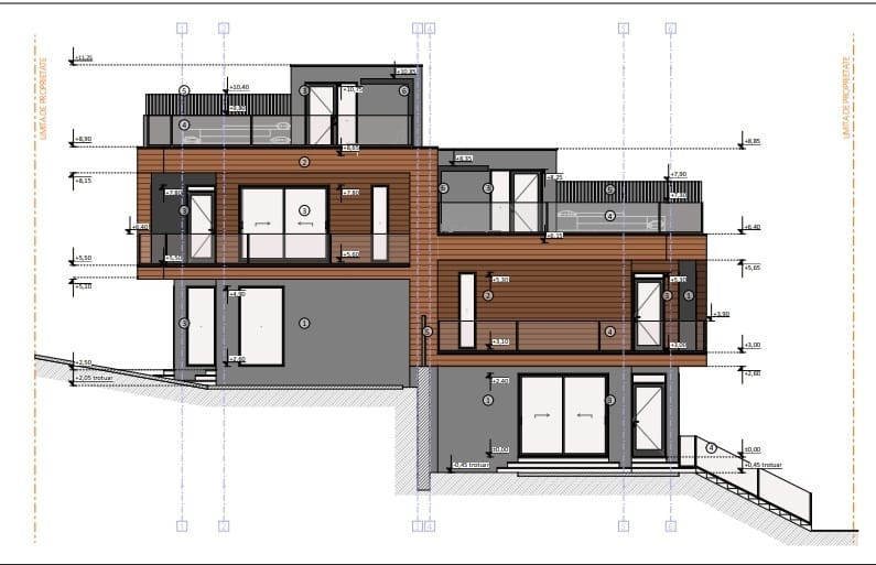 Casa tip-duplex semifinisata, 181,45 mp, terasa 89,30 mp, zona ANL