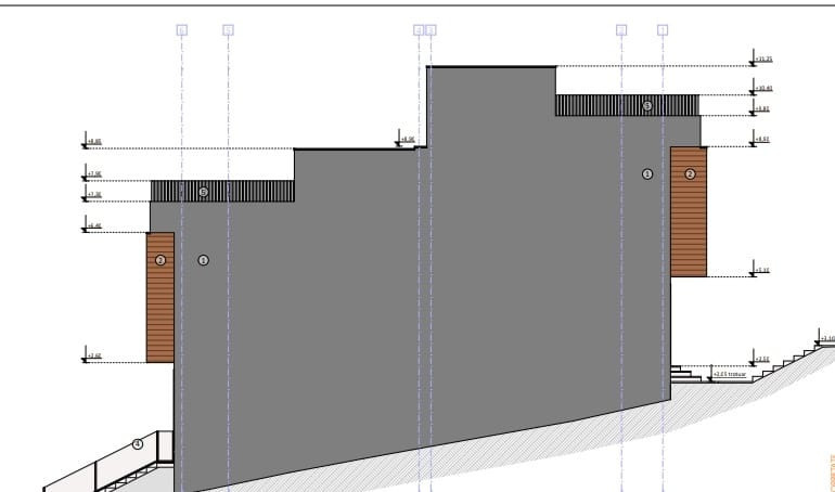 Casa tip-duplex semifinisata, 181,45 mp, terasa 89,30 mp, zona ANL