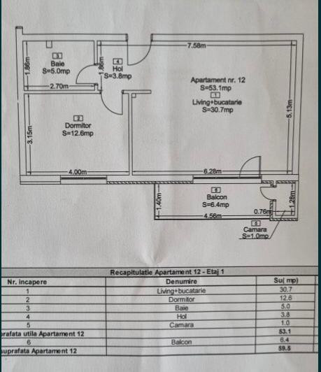 APARTAMENT CU 2 CAMERE  SI PARCARE SUBTERANA